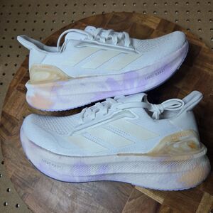 Adidas Ultraboost 5X ‘White Tie Dye’ Running Shoes Women’s Size 8 JI1513 NEW